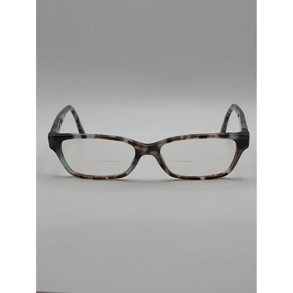 Tory Burch TY2080 Eyeglasses Frames Only Blue Tortoise Full Rim Gold Logo 53mm
